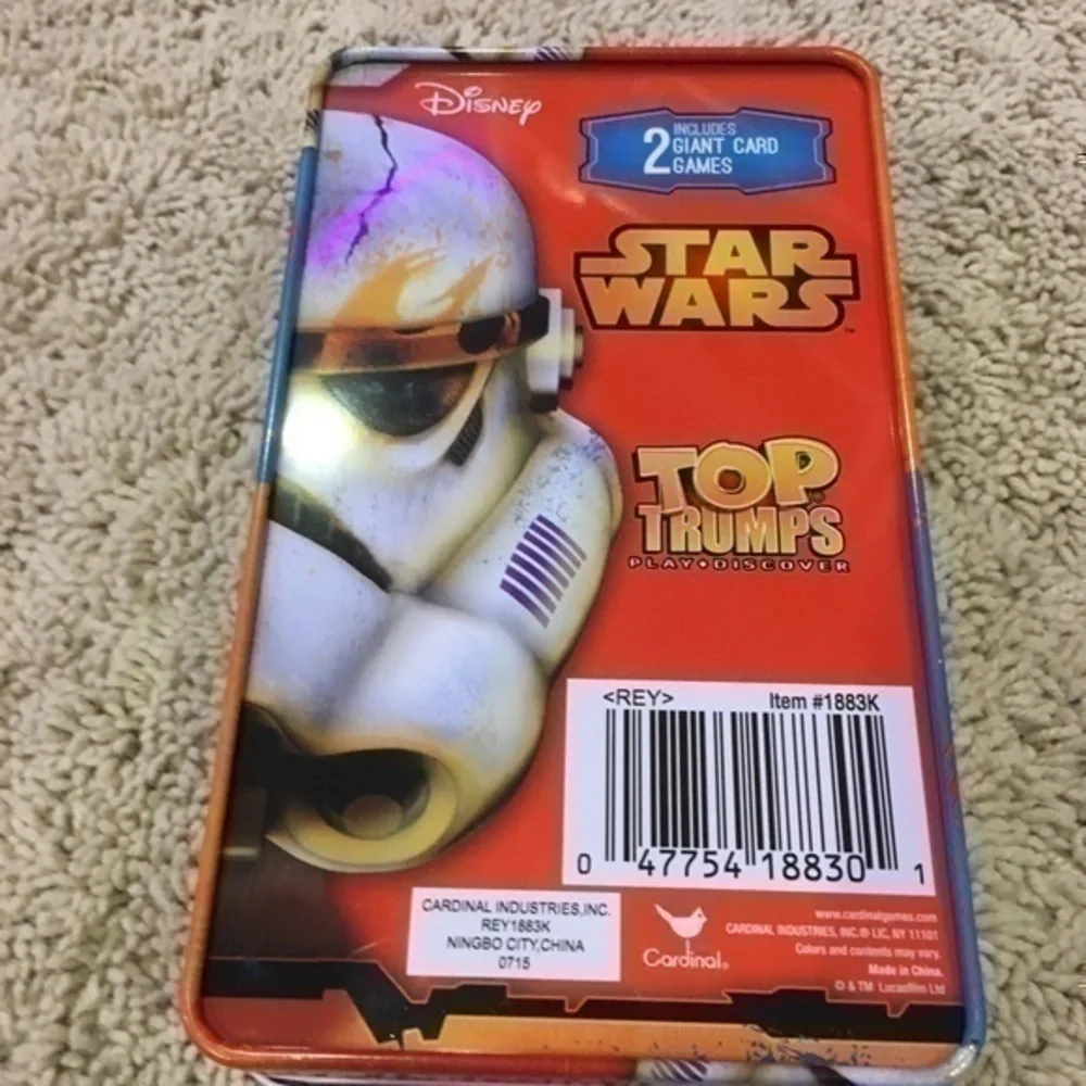 Disney Star Wars Top Trumps in tin